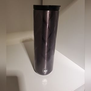 Starbucks Pewter Gray 16oz Stainless Steel Travel Cup Tumbler Vacuum Seal